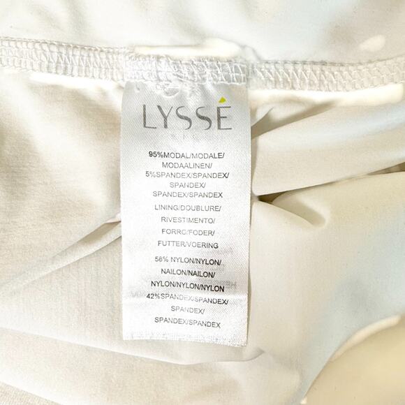 Lysse Off White Shirred Short Sleeve Modal Slimming Shapewear Base Layer Top 1X - Picture 8 of 9